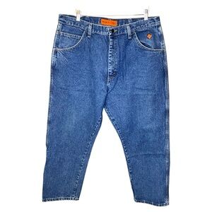 Wrangler FR Riggs Workwear Blue Denim Jeans CAT2 2112 Size 40X29